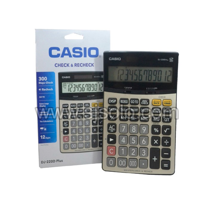 

Kalkulator Casio DJ-220D Plus Desktop Calculator