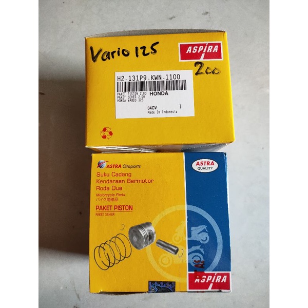 paket piston kit ring piston seher os125 150 175 200 honda vario125 fi aspira