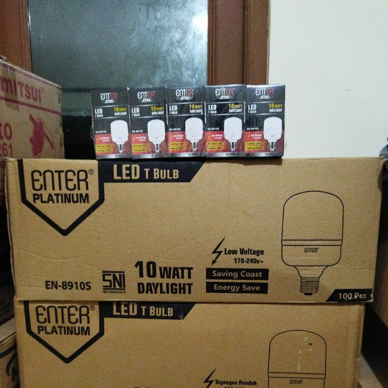 1 dus Lampu Led 10watt ENTER PLATINUM /HARGA GROSIR