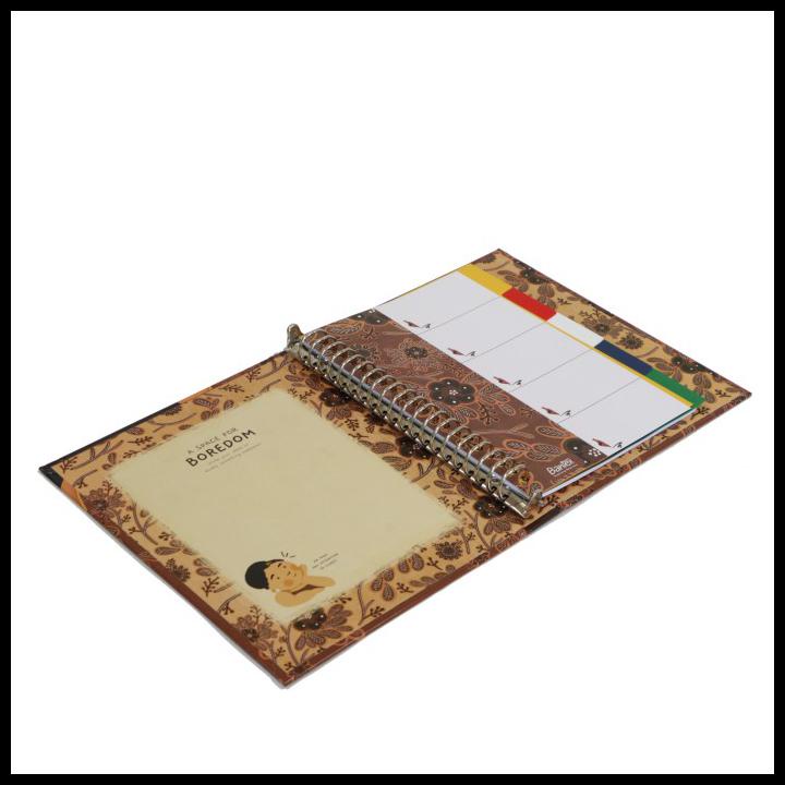 

BANTEX BINDER A5 25MM 20 RING FANCY BATIK 1329 54
