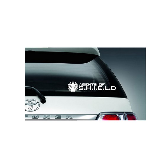 Cutting Stiker Agent of Shield Avenger Logo Kaca Mobil Motor Superhero