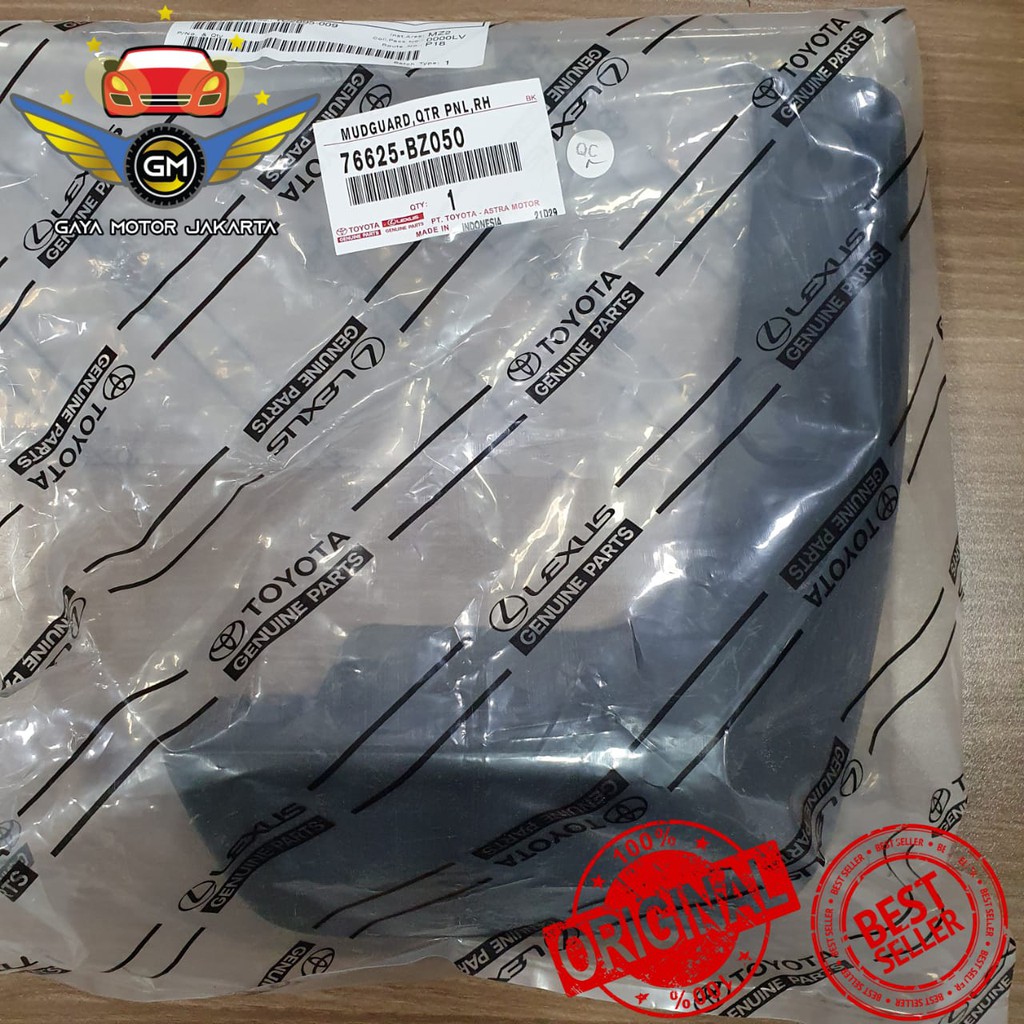Karpet Lumpur-MudGuard Belakang Kanan All New Avanza-Xenia 76625-BZ050