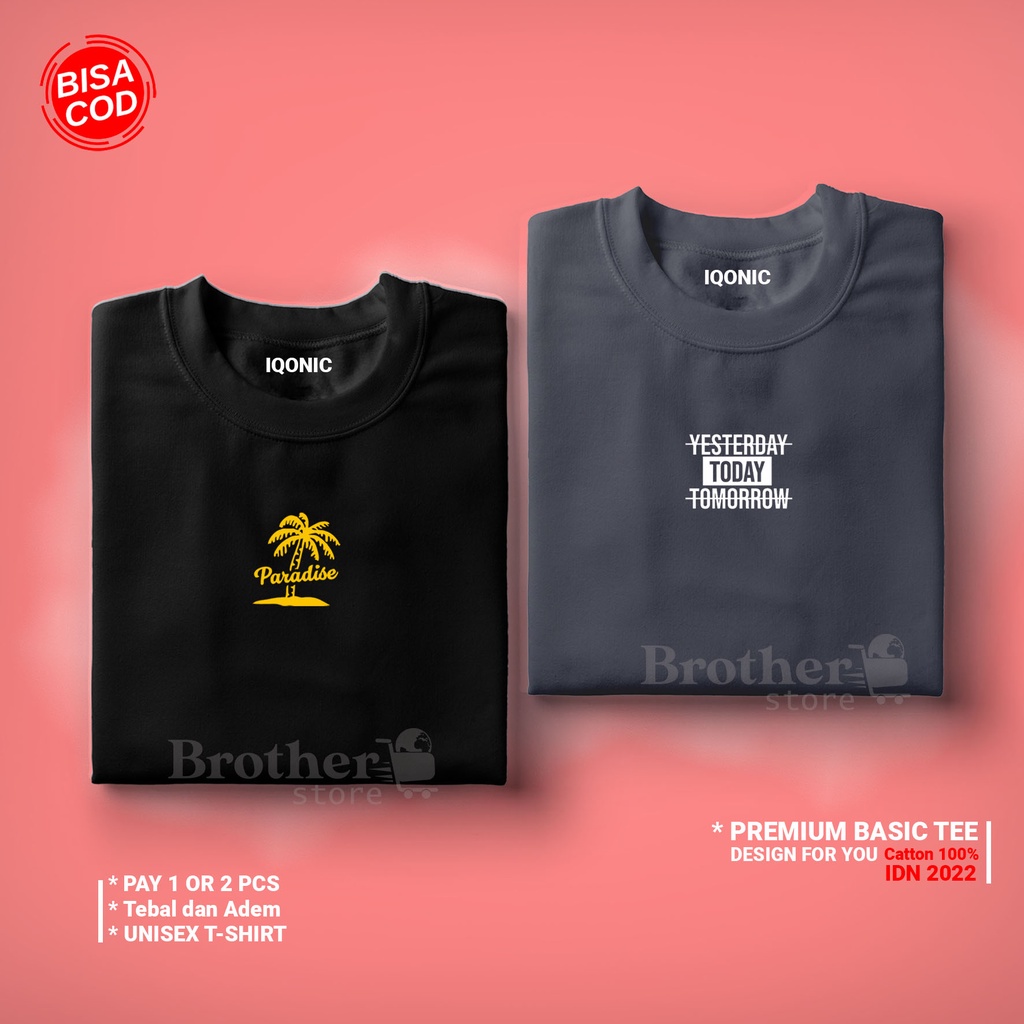 ( PROMO COD ) BROTHER STORE / Kaos Distro Pria / Kaos Distro100% Catoon Combed 24s / ArticelCYTT