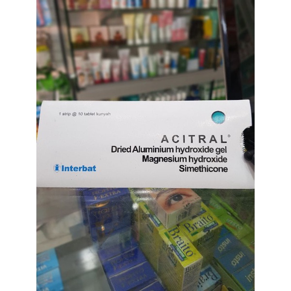 Acitral Tablet Kunyah / Obat Maag Tablet Kunyah / Saluran Pencernaan / Gastritis