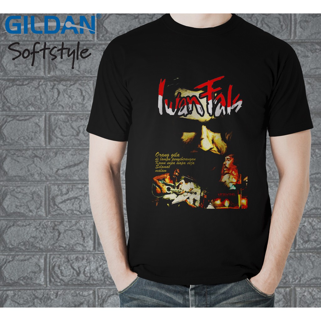 KAOS IWAN FALS TSHIRT ORIGINAL GILDAN SOFTSTYLE OI 08