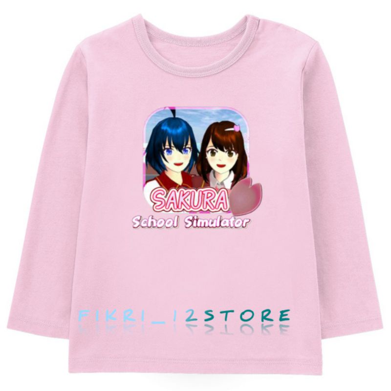BAJU ANAK KAOS ANAK SAKURA SCHOOL SIMULATOR LENGAN PANJANG