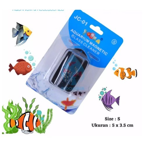 Magnet Pembersih Kaca Aquarium Aquascape Magnetic Glass Cleaner JC-01