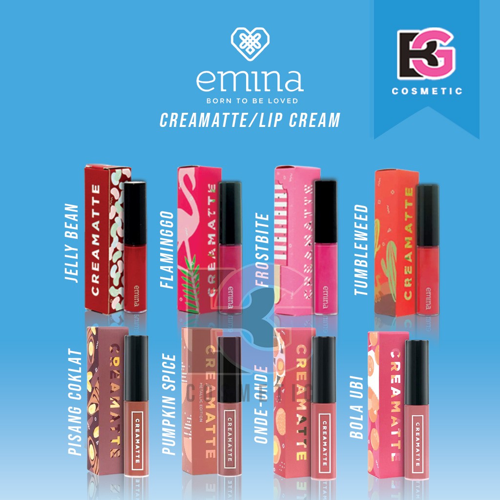 ⭐BAGUS⭐ EMINA CREAMATTE / LIP CREAM EMINA 5.5GR