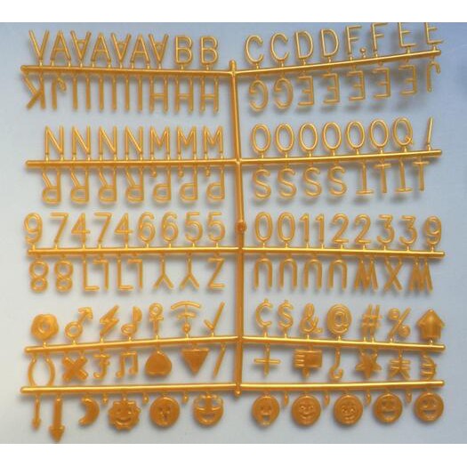 Letter Board - Papan Nama Bayi - Felt Letter Board - Papan Tulis Custom - Letter Board Kekinian SmileGirl 25x25-huruf emas