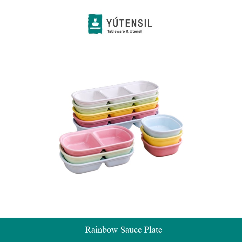 Yutensil Tempat Bumbu / Piring Saus Keramik Set