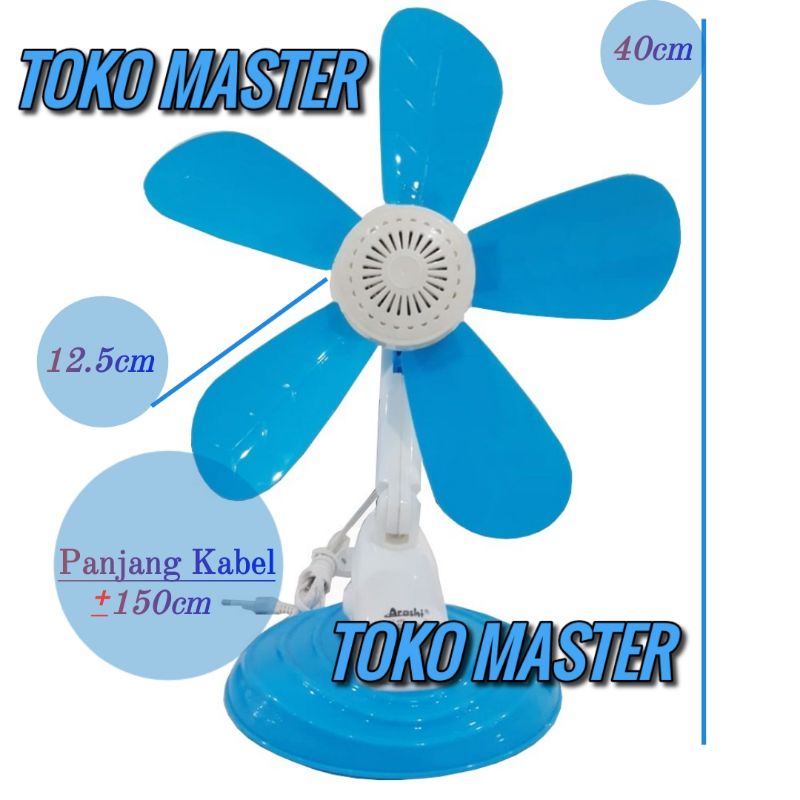 20W Kipas Angin 3in1 Clipfan Jepit Arashi 20 W Clip Fan 20Watt Kipas Meja Tembok Dinding 20 watt