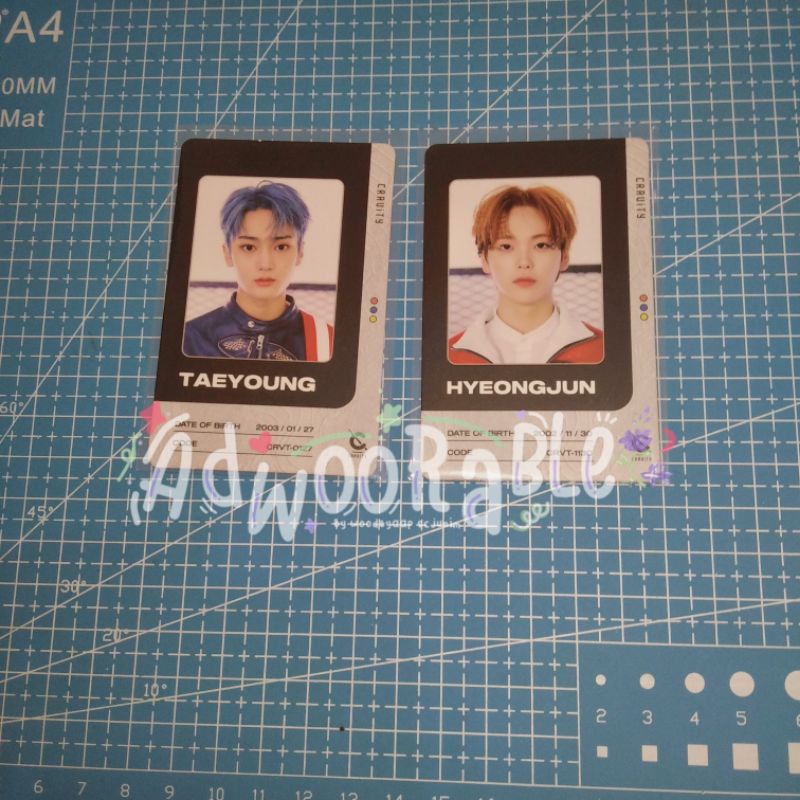 [CRAVITY PHOTOCARD] id card hyeongjun taeyoung