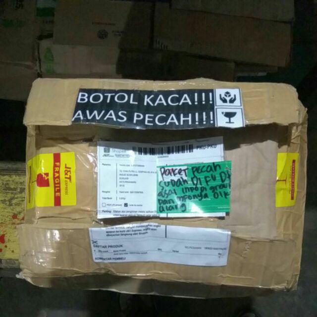 Botol Kaca 1 Liter Jamu / Boles (6 Pcs)