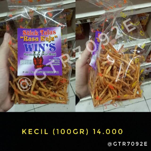 

[WIN'S] 100gr Stik Mie Talas Khas Pontianak (oleh-oleh Pontianak)