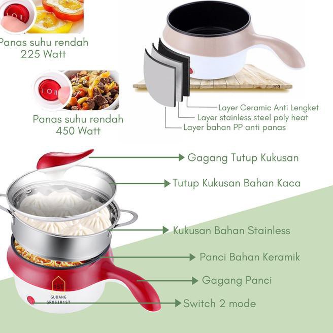 Panci Listrik Panci Elektrik Kukus Masak