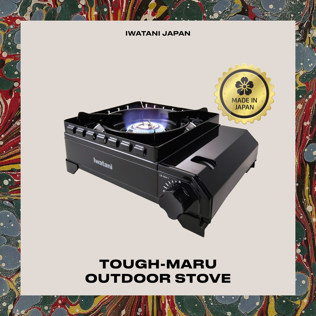 IWATANI Tough Maru Outdoor Gas Burner Kompor Portable Outdoor Stove
