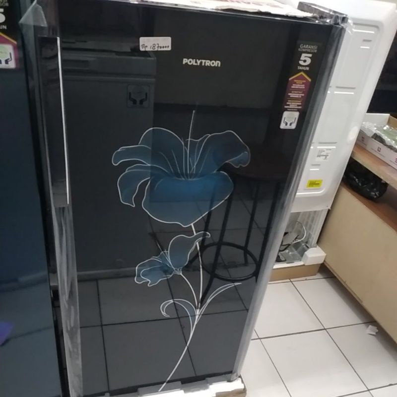 KULKAS 1 PINTU POLYTRON PRA 16 BL PRO 16BL LEMARI ES 1 PINTU BELLEZA