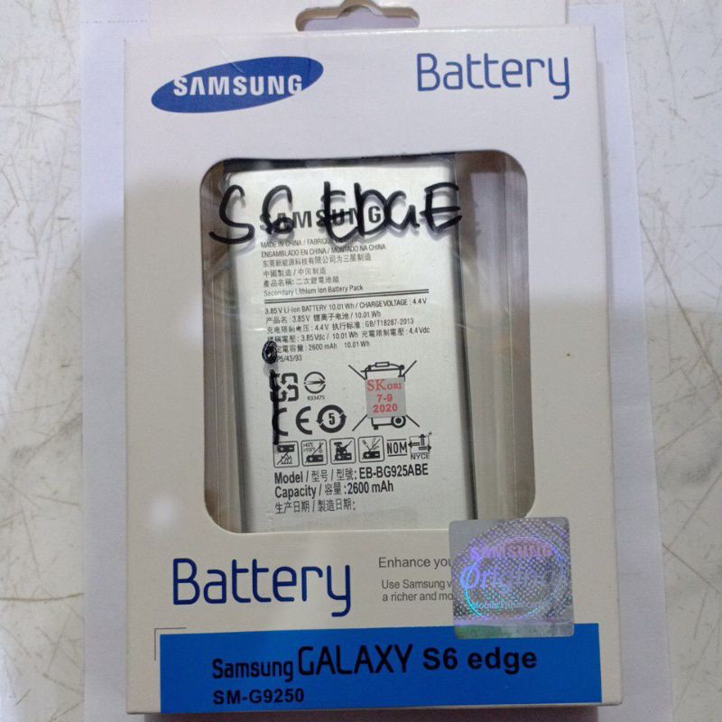 Baterai Tanam ORIGINAL Samsung S6 edge