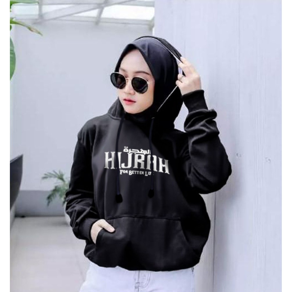 Parisdivarious Sweater Hoodie Jemper Piece Newyork Hijab Hijrah Bahan Fleece Size S - XXL (Pria &amp; Wanita)