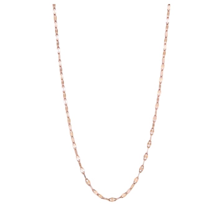 kalung titanium pecah kopi wanita korea stainless steel