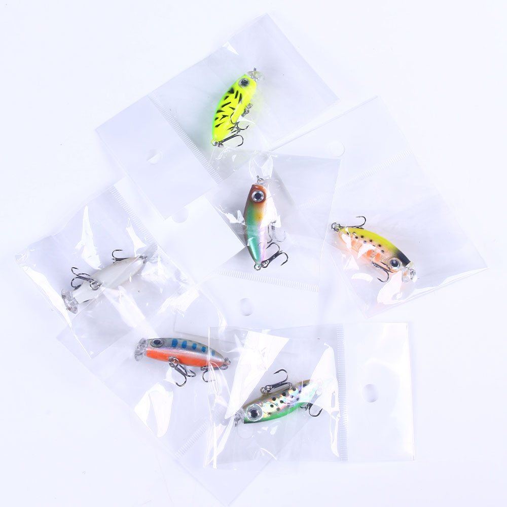 Hengjia 1pc Umpan Pancing Ikan Kecil 3d 42mm 3.1g Casting Bait Sinking Minnow Fishing Lure 5 color Laser Hard Plastic Bait Tackle