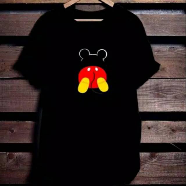 KAOS MICKEY BAJU MICKEY BACK COMBED 30S BAJU TSHIRT