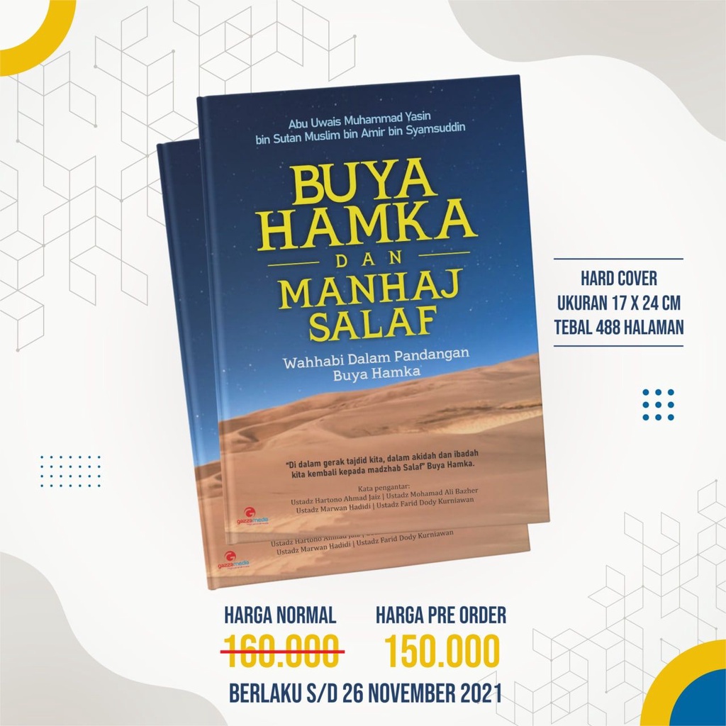 BUKU - Buya Hamka dan Manhaj Salaf - Tabir Bermanhaj Ala Buya Hamka - Gazza Media - Ayashofia Marwaa