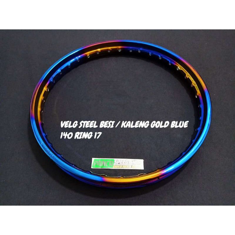 VELG KALENG STEEL BESI 140 140 RING 17 BLUE GOLD