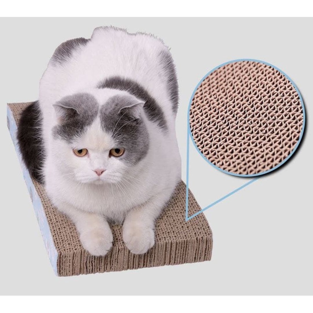 Mainan Garukan Kucing Scratcher Cat Cakaran Kucing Persegi FEFARM