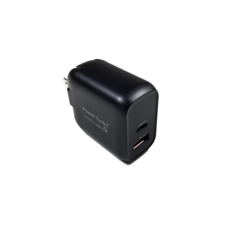 AKN88 - WIWU POWER TURBO TX-P218QD - Dual USB Charger - Type-C and QC3.0 - 18W