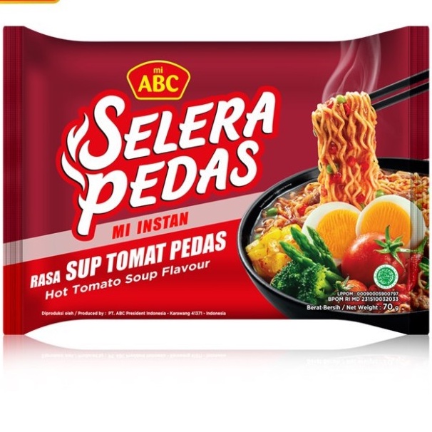 Mi ABC Selera Pedas70g/80g