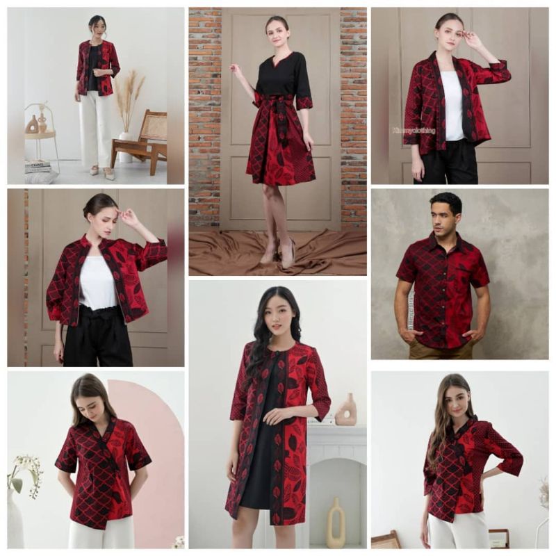 ATASAN BLAZER BATIK 242 AJH