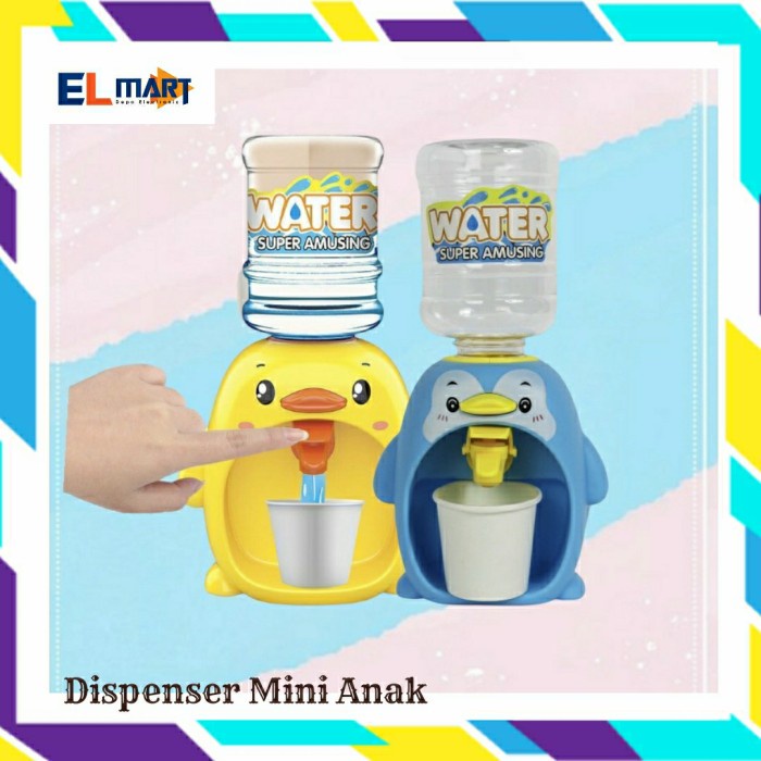 Mainan Anak Dispenser Mini Karakter Animal Viral Mainan Mini Galon Portable