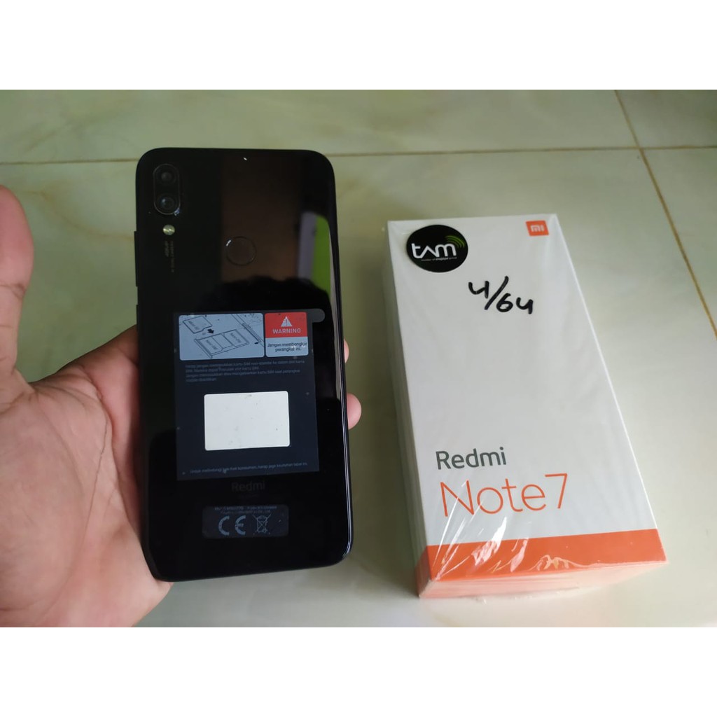Redmi Note 7 Ram 4/64 GB Second