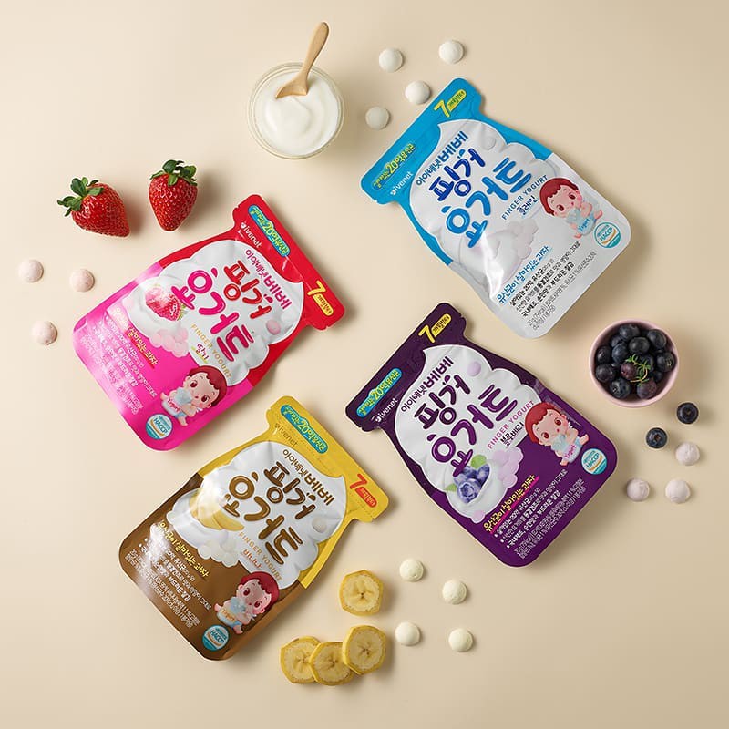 Ivenet Finger Yogurt - Snack Jajanan Cemilan Permen Bayi dan Anak