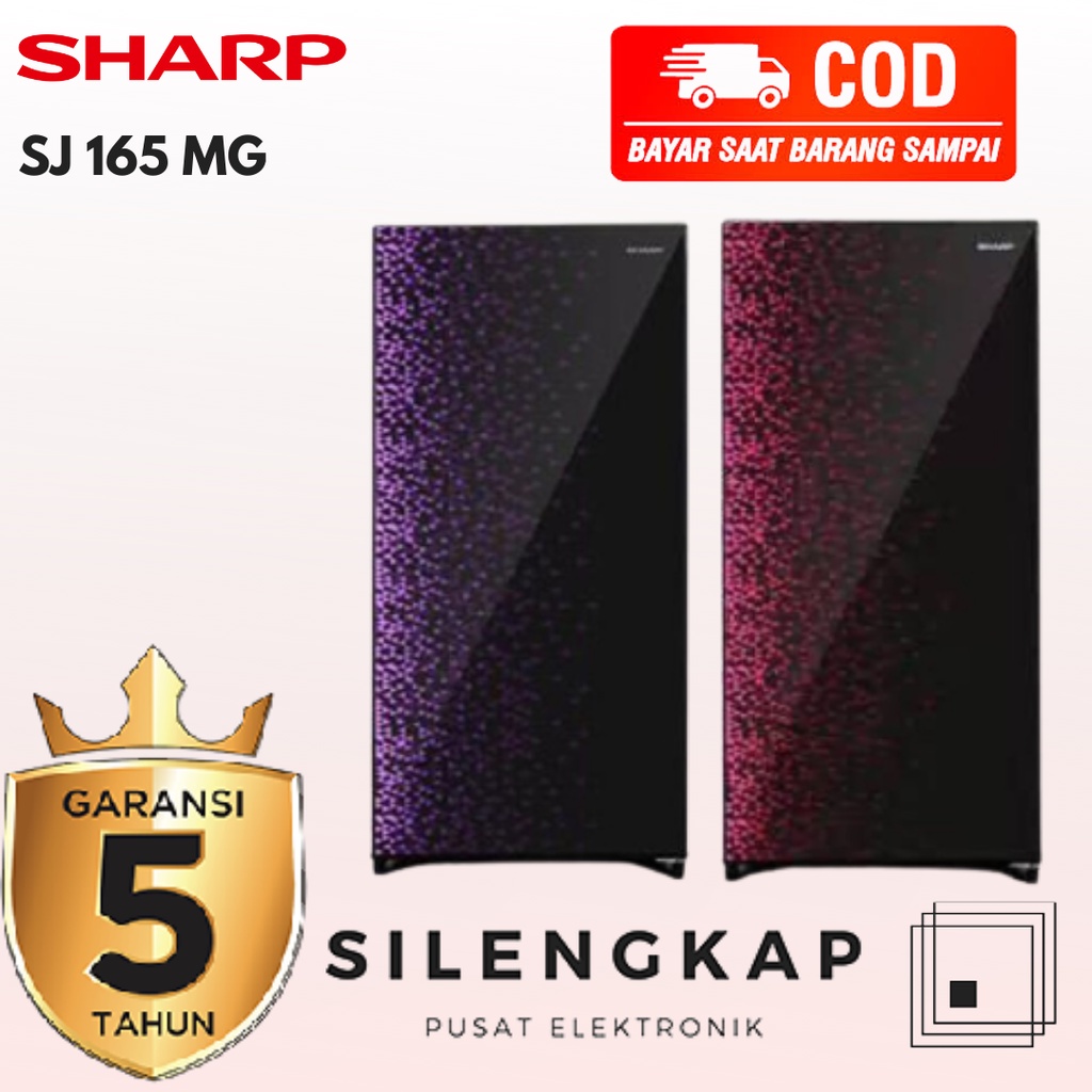 Kulkas 1 Pintu Sharp SJ 165 MG