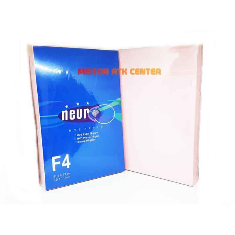 

Neuro Kertas HVS F4 Warna 70gr Pink