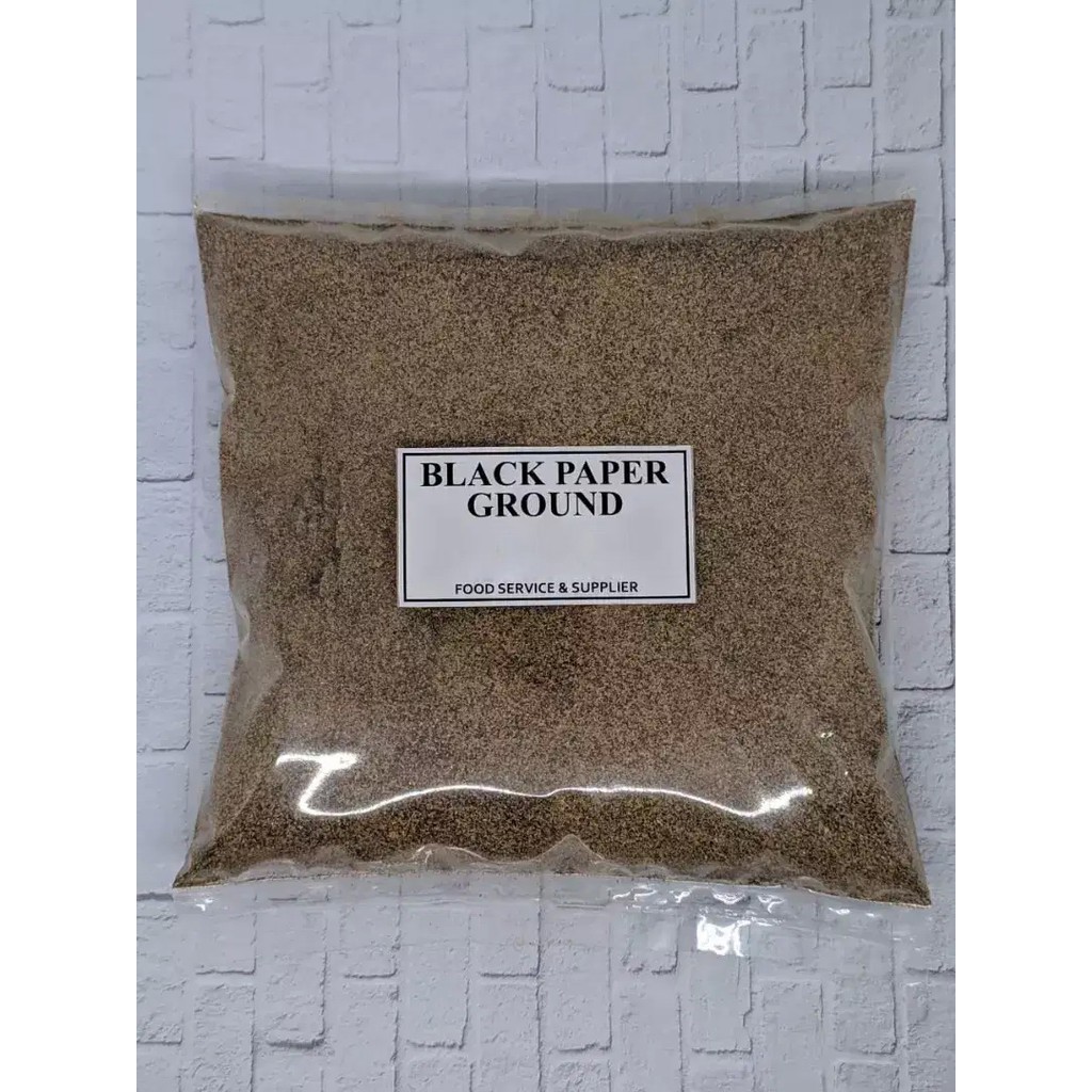 BUBUK LADA HITAM 500 g Serbuk Merica Hitam 100% Mrica Black Pepper Grade A Piper nigrum