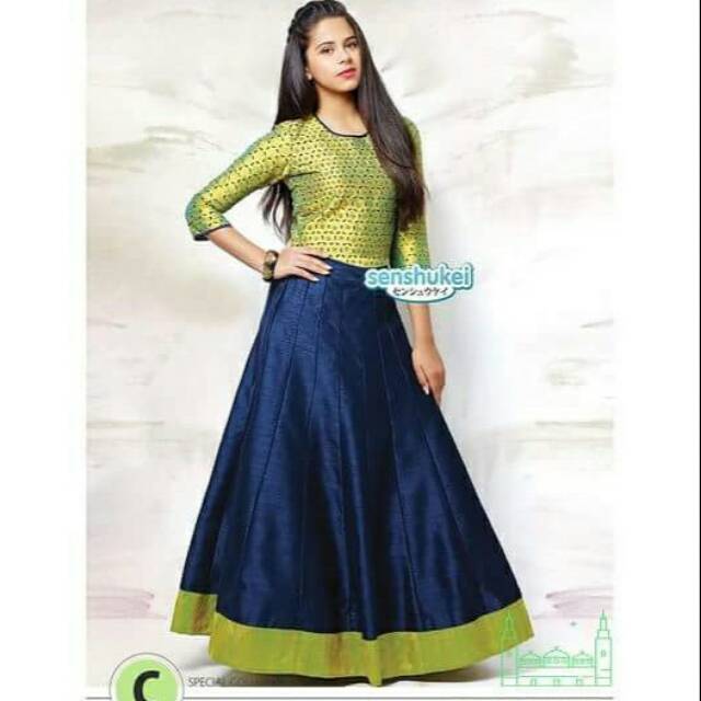 Dress Anak India Lehengga Baju Muslimah Senshukei 31 C