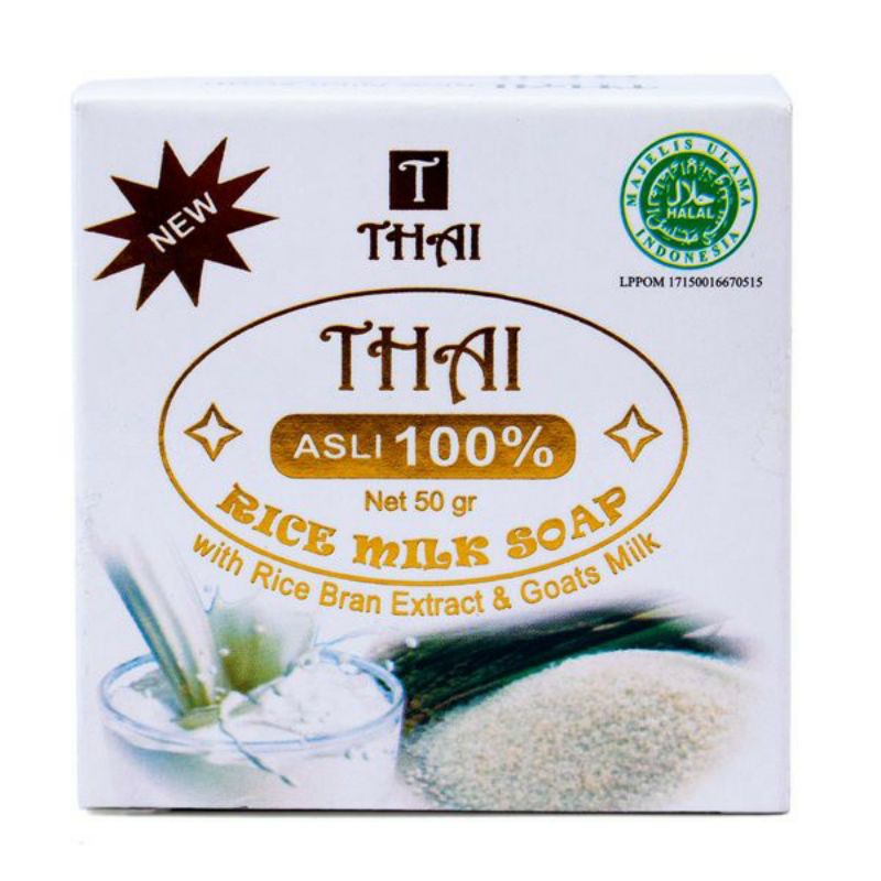 Jual Thai rice milk soap 50gr (4711) Shopee Indonesia