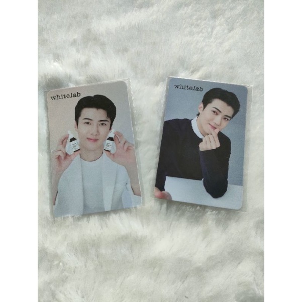 OFFICIAL PHOTOCARD PC WHITELAB X SEHUN EXO (BACA DESKRIPSI)