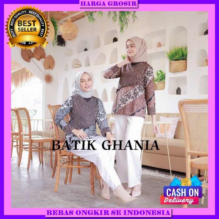 Buju Cewek Formal Kemeja Dewasa Casual Blouse Cewek Kekinian Bju Dewasa Model Terbaru Baju Batik Wan