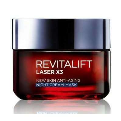 harga murah  LOREAL REVITALIFT LASER X3 NIGHT CREAM MASK KRIM PELEMBAB LEMBUT WAJAH