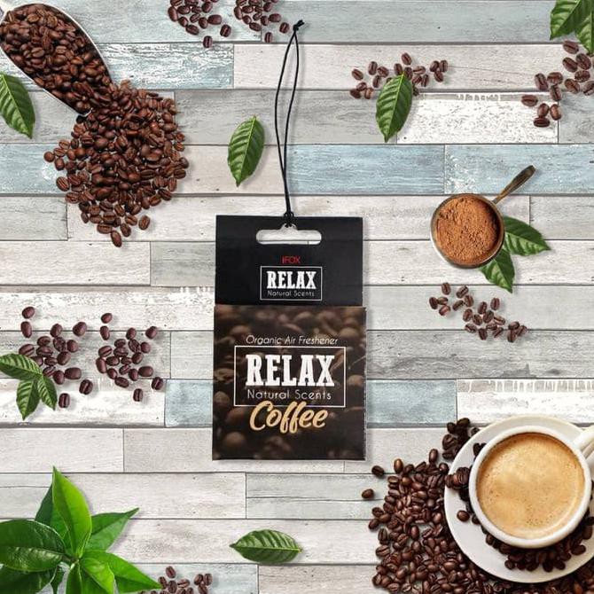 Restock  Pengharum Ruangan Parfum Mobil iFOX RELAX NATURAL SCENTS Aroma Kopi
