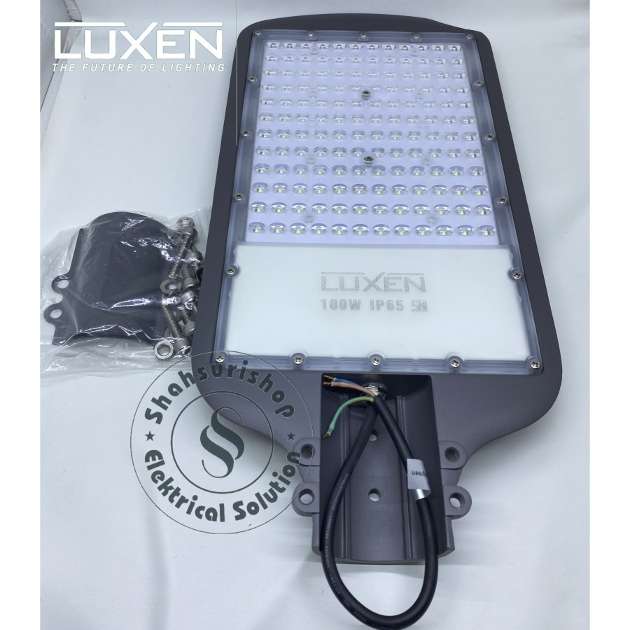 LUXEN PJU 100W PJU100SLM IP 65 WATERPROOF LAMPU JALAN LED BERGARANSI