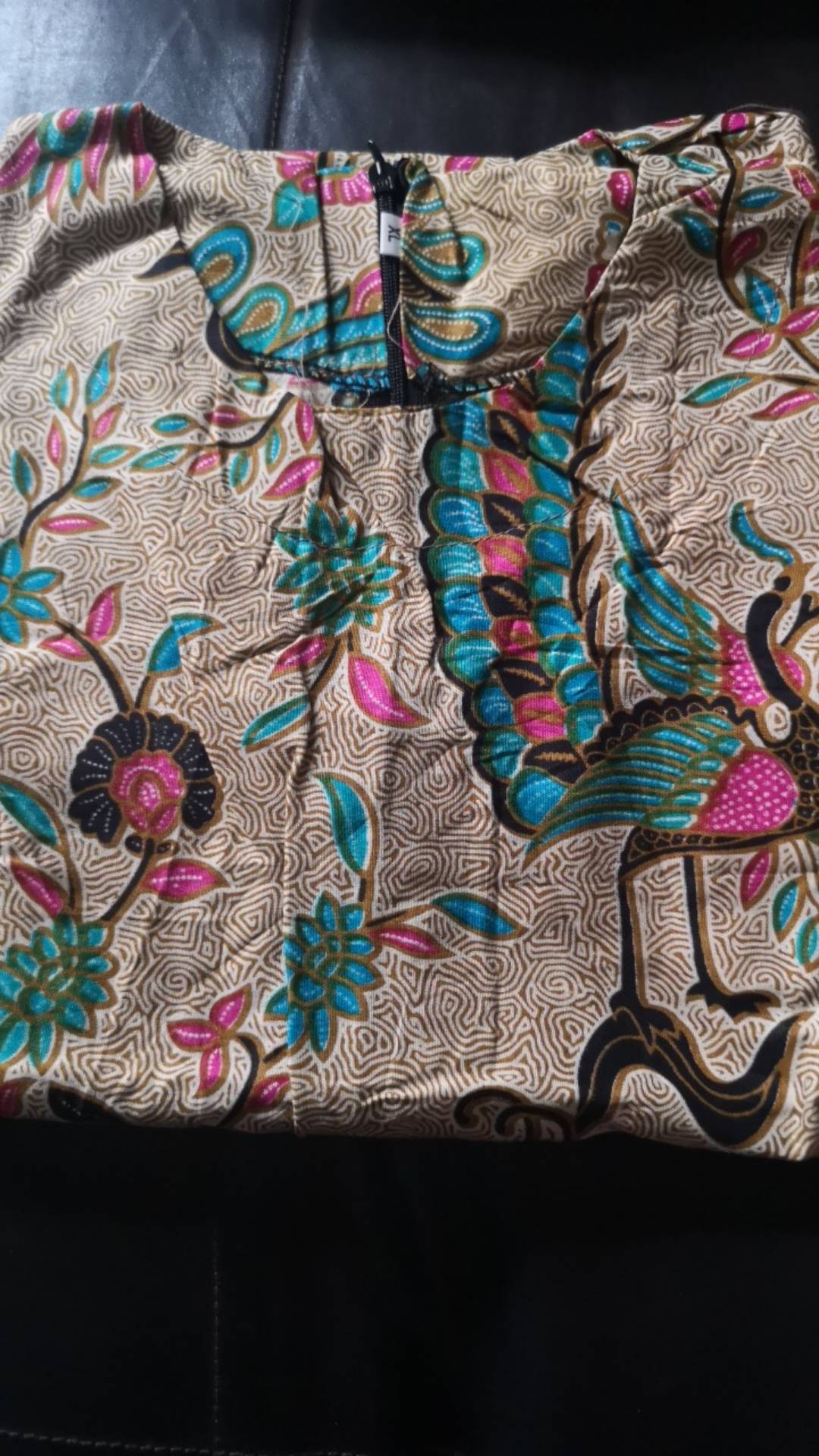 Cod Dress Batik Ibu Dan Anak Lengan Pendek - Baju Batik Couple Dress Mama Dan Anak Umur 2 - 12 Tahun