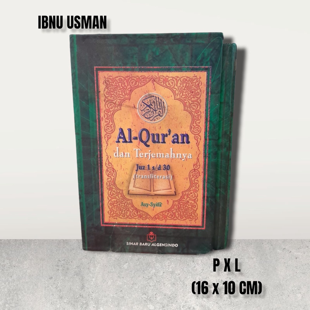 OBRAL MURAH I ALQURAN DAN TERJEMAH JUZ 1-30 TRANSLITERASI I HARD COVER AS-SYIFA SINAR BARU
