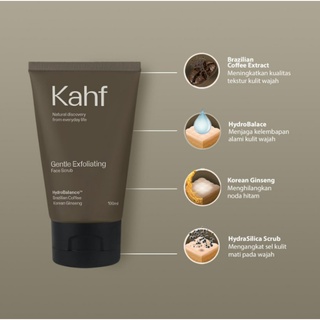 Jual Kahf Gentle Exfoliating Face Scrub 100 ml - Perawatan Wajah Pria