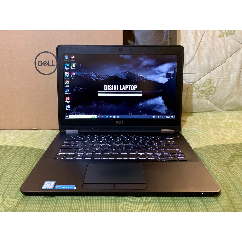 Ultrabook Dell Latitude E7270 Core i7 6600U Ram 8gb SSD Baklight Mulus