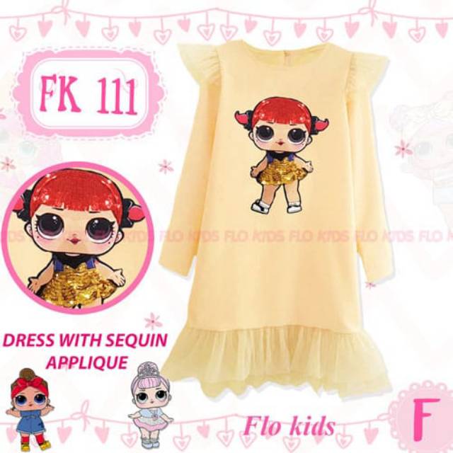 Dress lol sequin FK 111 F